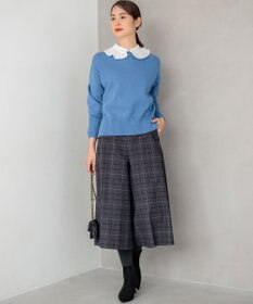 組曲 フリルカラーブラウス