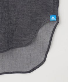 SHARE PARK LADIES 【UVカット・撥水・ストレッチ】イージーデニムノーカラーシャツ