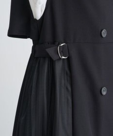 earth music&ecology サイドプリーツジレンチ