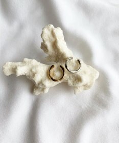 yoaa シルバー925 コーラル イヤーカフ