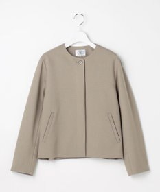 J.PRESS LADIES S 【WEB限定カラーあり】ツムギートflannel ノーカラー ジャケット