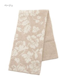 MOONBAT mila schon カシミヤ100%ジャカードプチマフラー