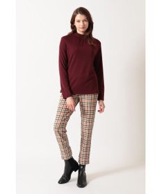 DAKS ツイル ハウスチェック スリムパンツ