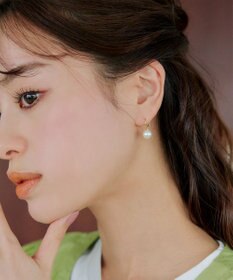 Tiaclasse 【金属アレルギー対応】フック型パールピアス