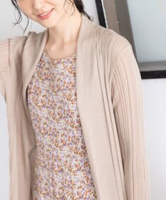 Tiaclasse 【UVケア・接触冷感】さらっと羽織れる膝丈ロングトッパーカーディガン