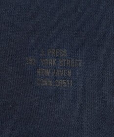J.PRESS MEN 【J.PRESS ORIGINALS】Supima Recycle French Terry Logo Sweat Zip-Shirts