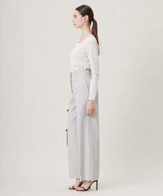 ICB 【洗える】 シンセティックフルニードル ニットプルオーバー