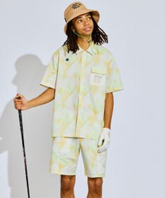 PW CIRCULUS 【MEN】タイダイ メッシュカーゴショーツ ゴルフ