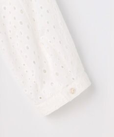 組曲 【先行予約】エンブロイダリーレーススタンドネック ブラウス