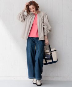 23区 S 【洗える/撥水加工】ナイロン2WAYストレッチ  ブルゾン