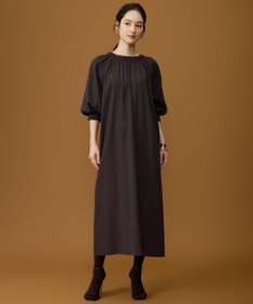 自由区 L 【SHIHOさん着用】TWドレープツイル3WAYボウタイ ワンピース