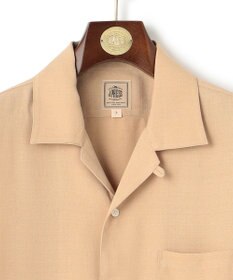 J.PRESS MEN 【WEB・一部店舗限定】リネンライク オープンカラーシャツ
