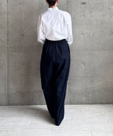 #Newans 【洗える】スラントフロントコクーンパンツ