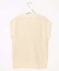 Feroux 【洗える】ツイードライクニット ベスト