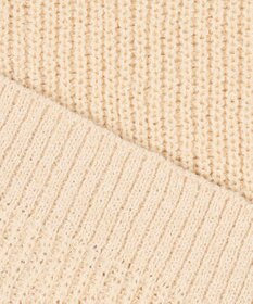 Feroux 【洗える】ツイードライクニット ベスト