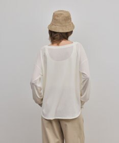 GRACE CONTINENTAL シアーワッフルカットトップ