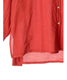 CRAFT STANDARD BOUTIQUE シアーボイルピグメント染めバンドカラーシャツ