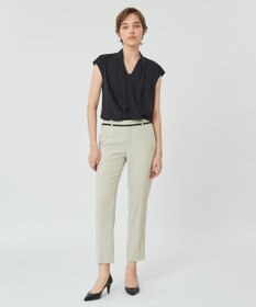 BEIGE， OLIVE / フレンチスリーブブラウス