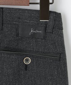 JOSEPH ABBOUD 【キングサイズ・ウエストも伸びる】オーガニックストレッチムリネピケ パンツ