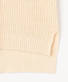 Feroux 【洗える】ツイードライクニット ベスト