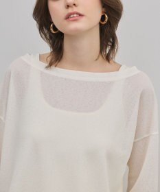 GRACE CONTINENTAL シアーワッフルカットトップ