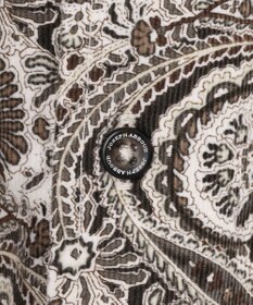 JOSEPH ABBOUD 【LIBERTY・綿100％】リバティペイズリープリントコーデュロイ シャツ