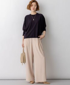 23区 L 【先行予約】ネオコンフォートストレッチ ドルマン ニット