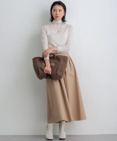 23区 【Oggi1月号/CLASSY.11月号掲載】スムージーコットン タートルネック ニット