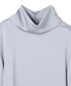 BEIGE， 【洗える・Precious 11月号掲載】LLOYD / ハンマーサテンロールカラー半袖ブラウス