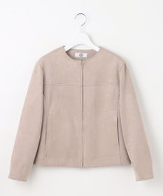 J.PRESS LADIES L スウェードダンボール ブルゾン