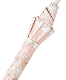 MOONBAT 【 遮光率100％/遮熱/UV/軽量】PAUL&JOE ACCESSOIRES(ポール&ジョー) 晴雨兼用日傘 クリザンテーム 総柄 花柄 折りたたみ傘