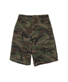 WEGO 【新色追加】ヴィンテージウォッシュデニムハーフパンツ