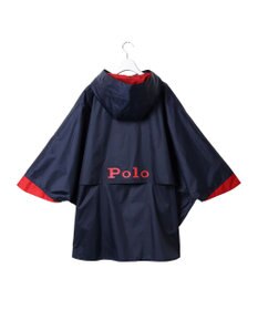 MOONBAT POLO RALPH LAUREN レインポンチョ 透湿撥水 カラーブロック 収納袋付き