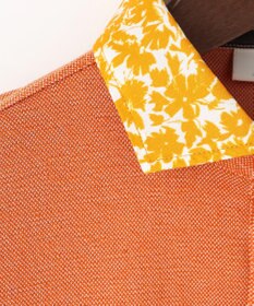 JOSEPH ABBOUD 【リネン素材/清涼感/吸水速乾】リネンハニカム 半袖 ポロシャツ