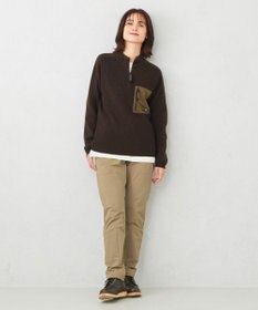 JOSEPH ABBOUD MOUNTAIN 【UNISEX】日本素材 ハーフZIPウールニット