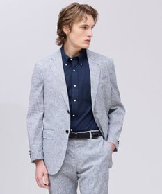 J.PRESS MEN 新色【MECHANICAL】【超軽量 / 清涼感 / 洗える】 ハイパワーストレッチ リネンルックジャケット_26年モデル