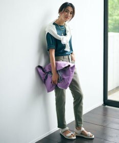 23区 【洗える】コットンアセテート カーディガン