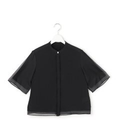 ICB L オーガンコンビシャーティング クロップドシャツ