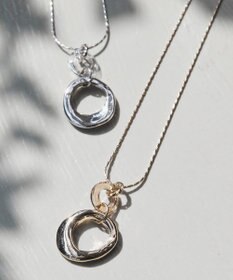 ANY SIS 【美人百花7月号掲載】トリプルリング ネックレス