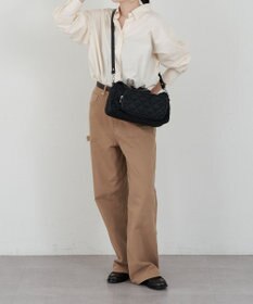 russet 【2025AW新作】キルティング横長2WAYショルダーバッグ(SF-258)