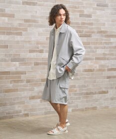 J.PRESS YORK STREET 【UNISEX】リネンライク コーチジャケット