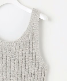 23区 【SLOW/一部店舗限定】リボンヤーン ニット ビスチェ