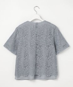 J.PRESS LADIES レースコンビジャージー カットソー