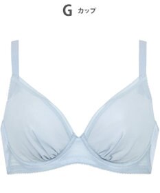 WACOAL 【小さく見せるブラ】 シンプル ブラジャー 着やせ効果 コンパクトにメイク バストの突出をおさえる 背中の段差を軽減 大きいサイズ レディース BRB452 /ワコール