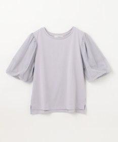 ANY チュールコンビパフスリーブプルオーバー