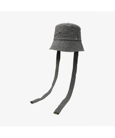 林八百吉商店 un chapeau　ひも付きチェックハット