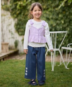 ANY KIDS キャミソール付き 長袖Tシャツ