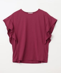 ANY 【接触冷感/UVケア/シワになりにくい】フレアスリーブ TブラウスⅡ