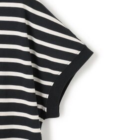 J.PRESS YORK STREET 【WOMEN】ボーダーキャップスリーブ Tシャツ