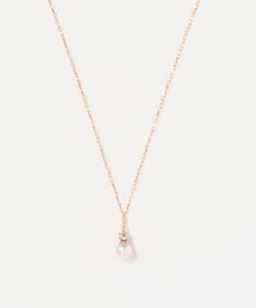 Phoebe 【K10】ジュエルラックネックレス　パール/6月誕生石/天然石/全長:40cm